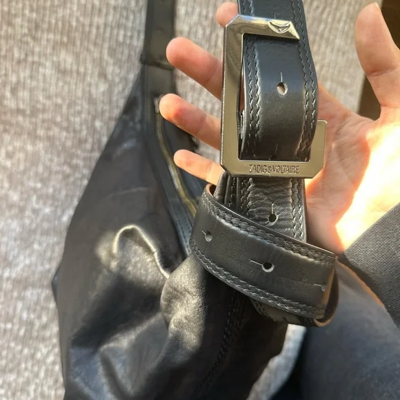 Zadig & Voltaire Le Cecilia Black Shoulder Bag
